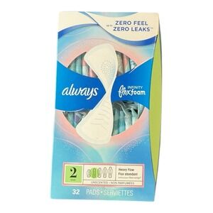 Always - Infinity FlexFoam Pads (Heavy Flow) - Unscented Size 2